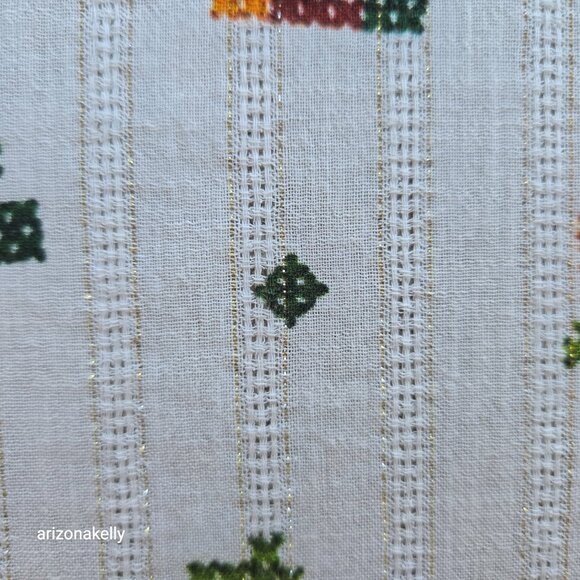 NWOT FARM Rio Sarong Needlepoint Print Fruits & Flowers Scarf - Picture 11 of 16